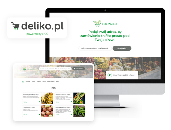 deliko Twój własny sklep online handel main page